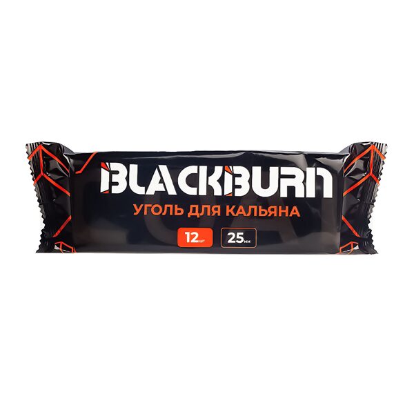 Уголь для кальяна кокосовый Black Burn 25мм, 12шт