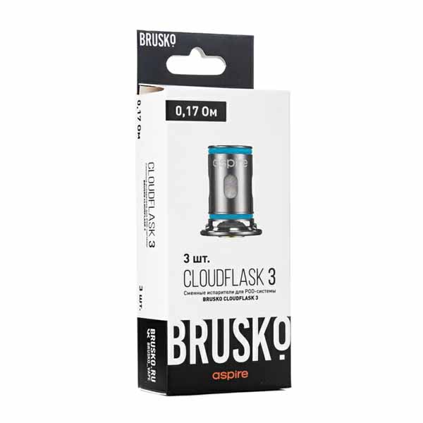 Испаритель для электронной системы Brusko Cloudflask 3 (0,17ohm, 3шт)