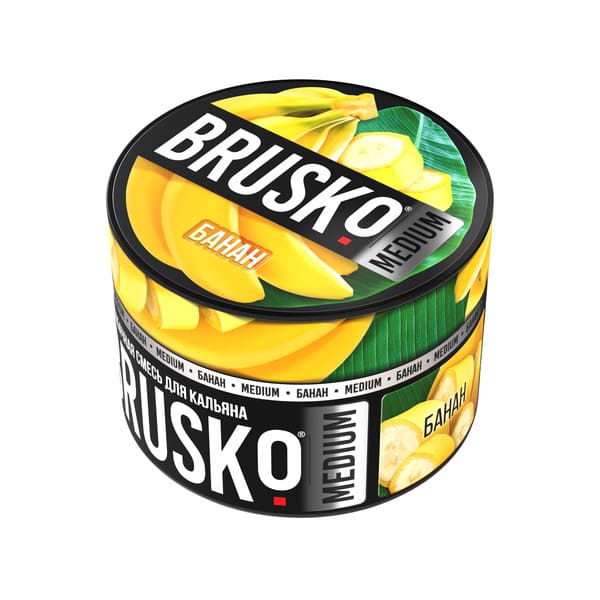 Бестабачная смесь Brusko Medium Банан, 50г