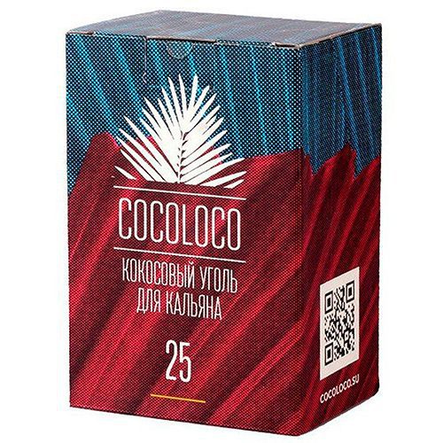 Уголь Cocoloco кокосовый 72 шт (25 мм)