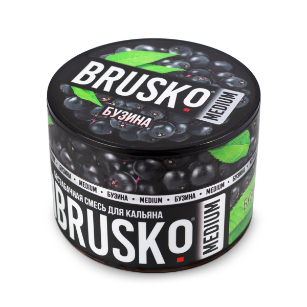 Бестабачная смесь Brusko Medium Бузина, 50г_2