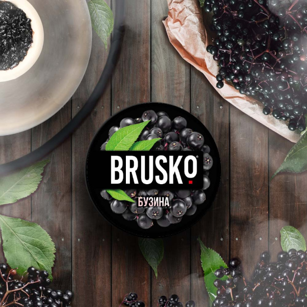 Бестабачная смесь Brusko Medium Бузина, 250г